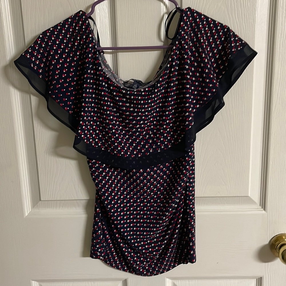 TOMMY HILFIGER OFF THE SHOULDER WOMAN BLOUSE!